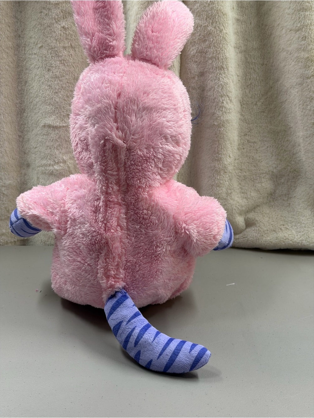 Build a Bear Plush Purple Bunny Plush Toy Cat Pink Costune - Picture 3 of 7
